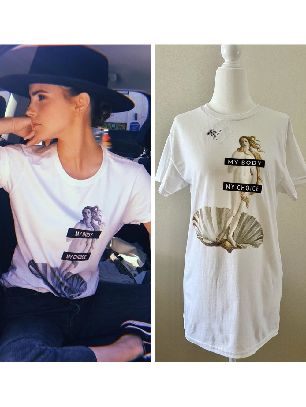 [Redbubble] My Body My Choice Venus T-Shirt - ASO Emma Watson